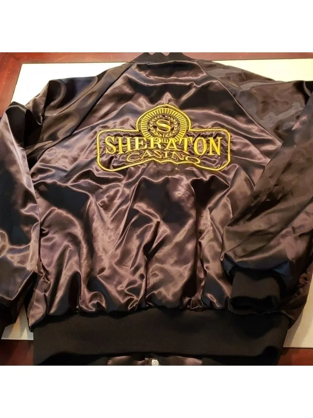 Vintage Sheraton Casino Satin Jacket M 38-40 Unise